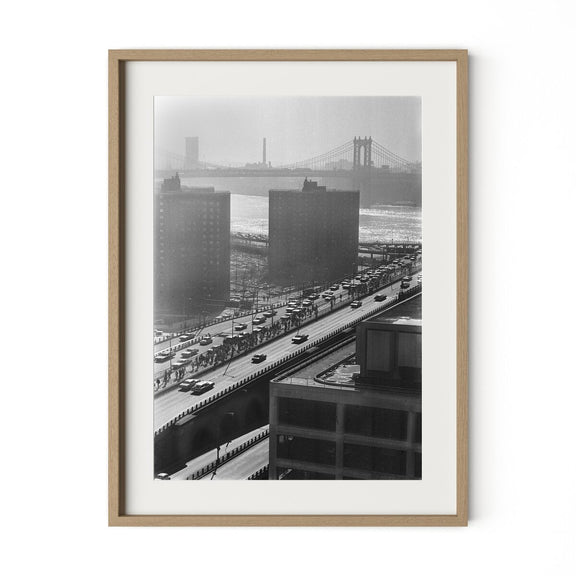 Brooklyn Bridge by Barbara Alper - White Oak