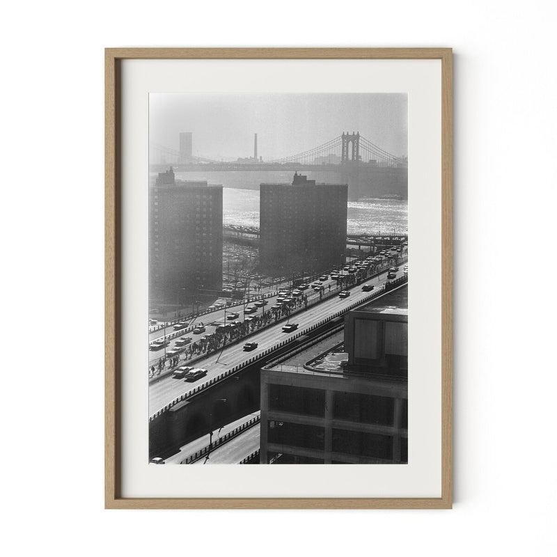 Brooklyn Bridge by Barbara Alper - White Oak