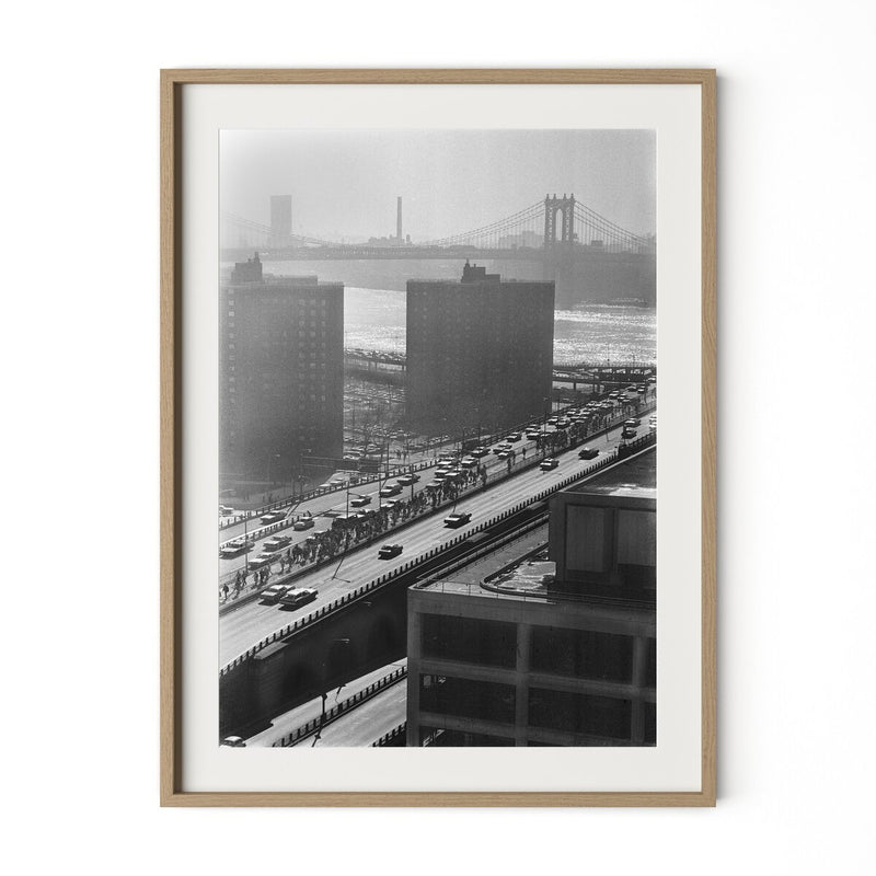 Brooklyn Bridge by Barbara Alper - White Oak