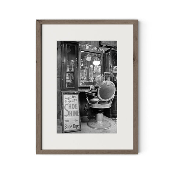 United House Wrecking by Barbara Alper - Rustic Walnut
