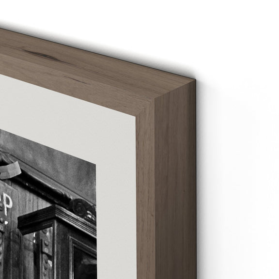 United House Wrecking by Barbara Alper - Rustic Walnut