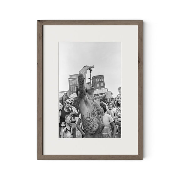 Captain Don Leslie by Barbara Alper - Rustic Walnut
