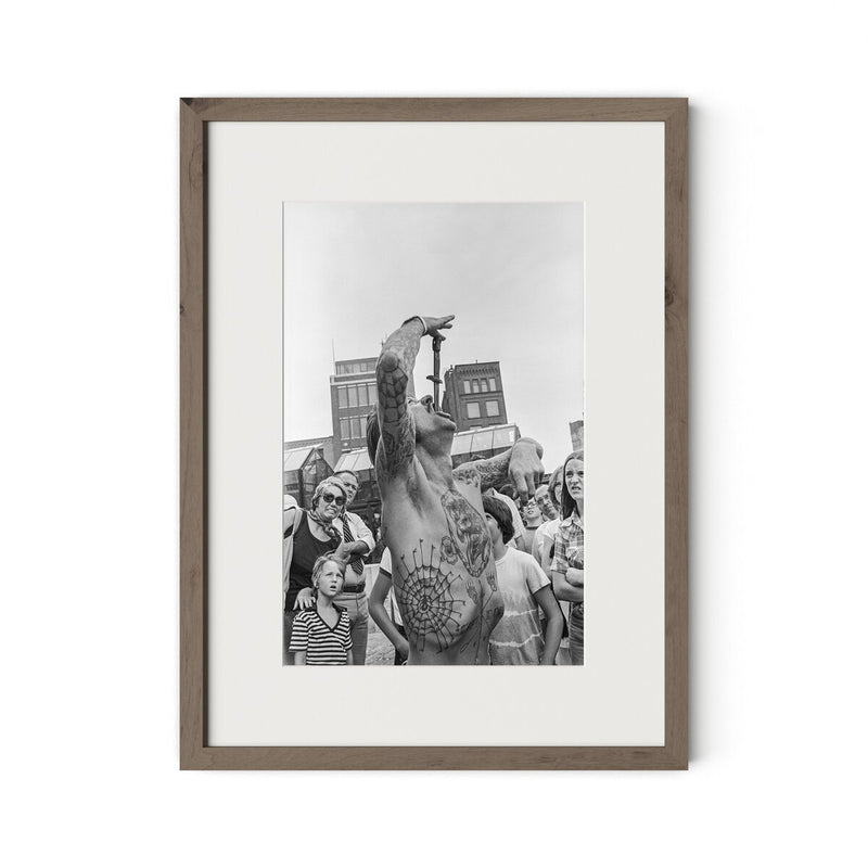Captain Don Leslie by Barbara Alper - Rustic Walnut