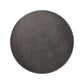 Bucco Round End Table - Black Faux Shagreen