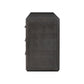 Bucco 6 Drawer Dresser - Black Faux Shagreen
