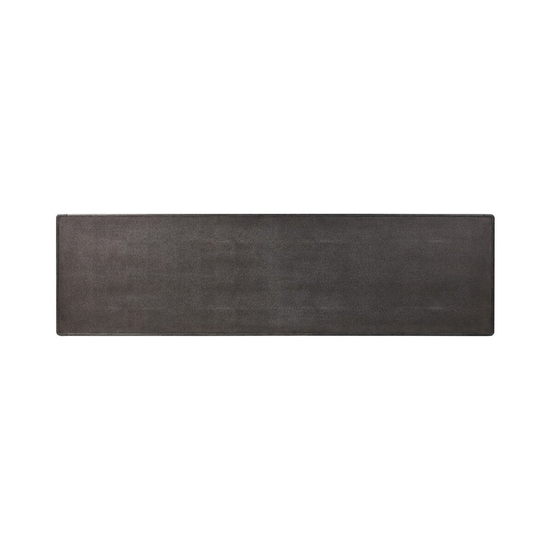 Bucco 6 Drawer Dresser - Black Faux Shagreen