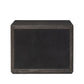 Bucco Nightstand - Black Faux Shagreen
