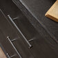 Bucco Nightstand - Black Faux Shagreen