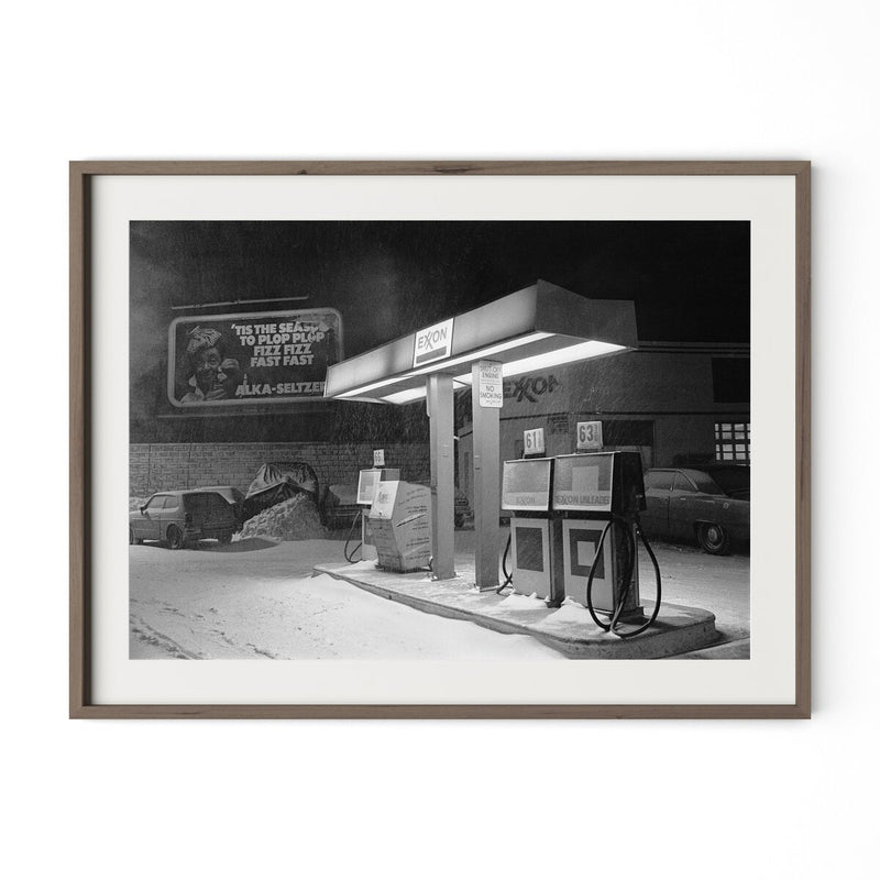 Blizzard Of 1978 by Barbara Alper - Rustic Walnut