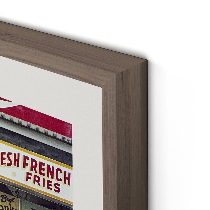 Coney Island Snacks by Barbara Alper - Rustic Walnut