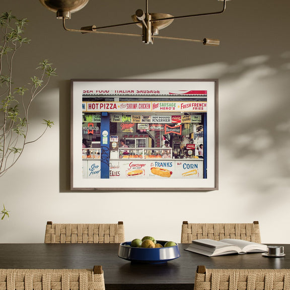 Coney Island Snacks by Barbara Alper - Rustic Walnut