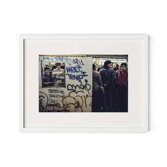 New York City Subway by Barbara Alper - White Maple