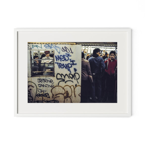 New York City Subway by Barbara Alper - White Maple