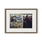 New York City Subway by Barbara Alper - Rustic Walnut