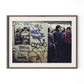 New York City Subway by Barbara Alper - Rustic Walnut