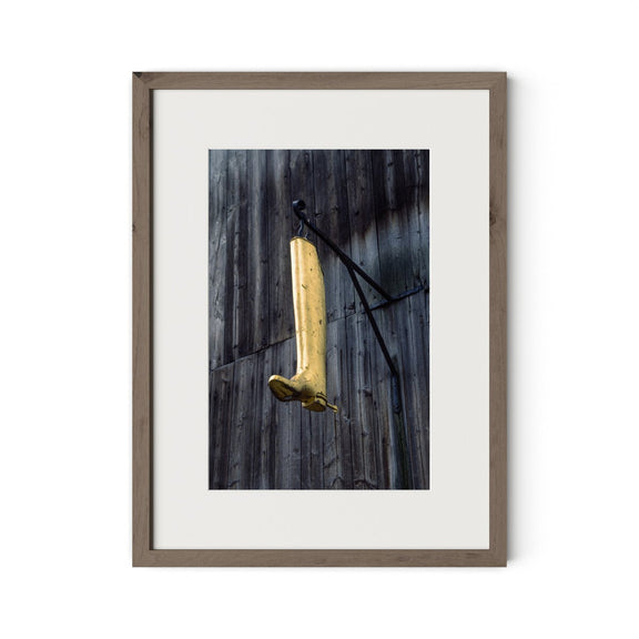 Cobbler's Boot by Barbara Alper - Rustic Walnut