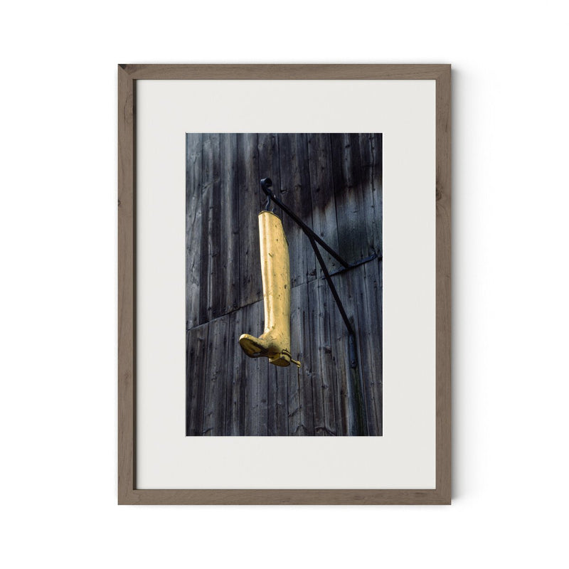 Cobbler's Boot by Barbara Alper - Rustic Walnut