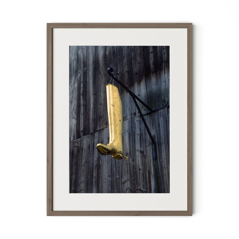 Cobbler's Boot by Barbara Alper - Rustic Walnut
