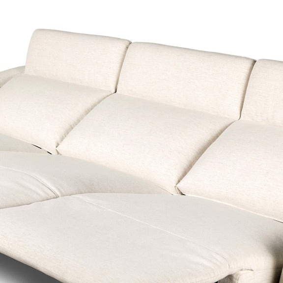 Alondra Power Recliner 3-Piece Sectional - Crypton Nomad Snow