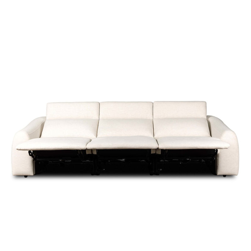 Alondra Power Recliner 3-Piece Sectional - Crypton Nomad Snow