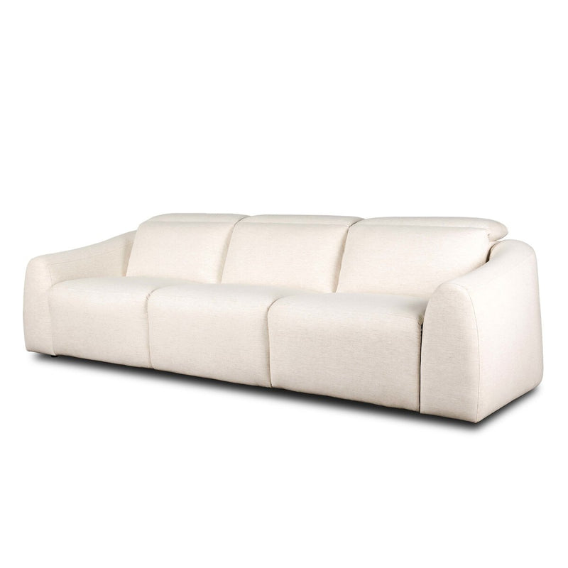Alondra Power Recliner 3-Piece Sectional - Crypton Nomad Snow