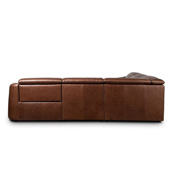 Alondra Power Recliner 5-Piece Sectional - Sonoma Coco