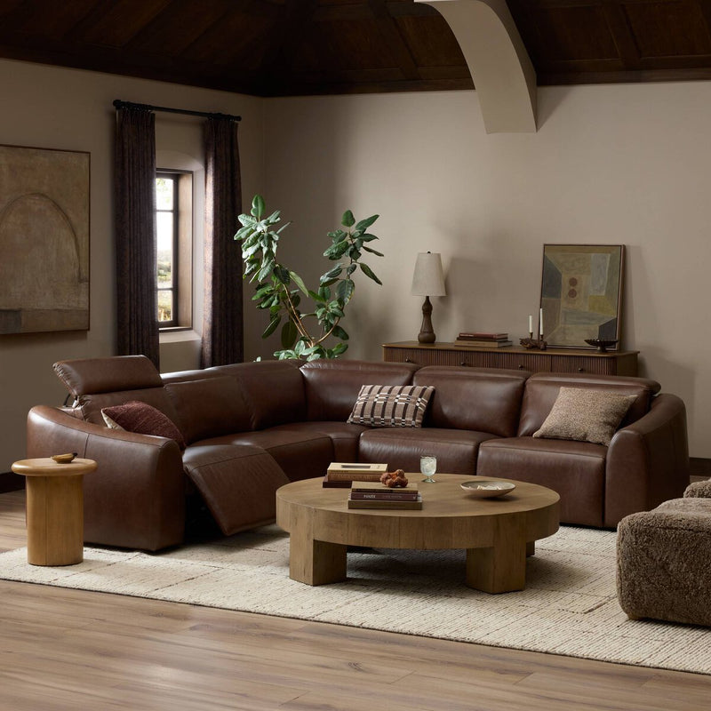 Alondra Power Recliner 5-Piece Sectional - Sonoma Coco