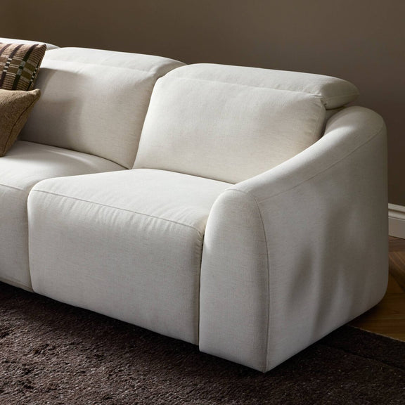 Alondra Power Recliner 5-Piece Sectional - Crypton Nomad Snow