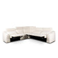 Alondra Power Recliner 5-Piece Sectional - Crypton Nomad Snow
