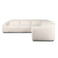 Alondra Power Recliner 5-Piece Sectional - Crypton Nomad Snow