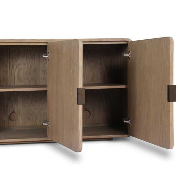 Maia 94" Sideboard - Dusty Brown Oak Veneer