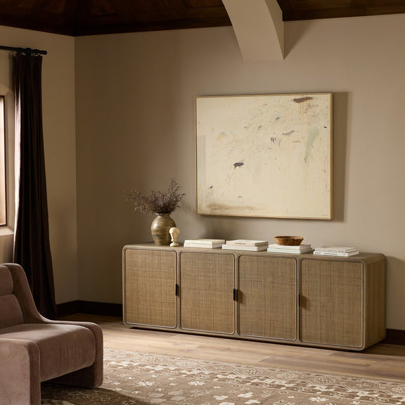 Maia 94" Sideboard - Dusty Brown Oak Veneer