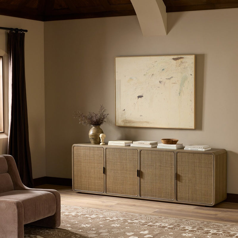 Maia 94" Sideboard - Dusty Brown Oak Veneer