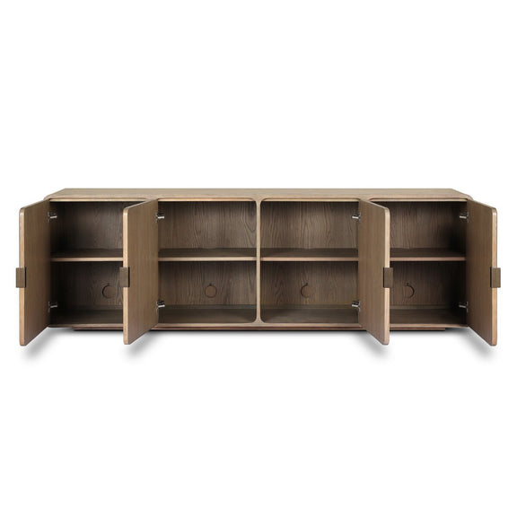 Maia 94" Sideboard - Dusty Brown Oak Veneer