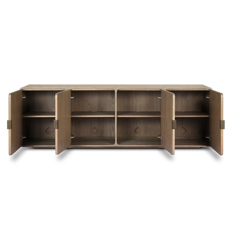 Maia 94" Sideboard - Dusty Brown Oak Veneer