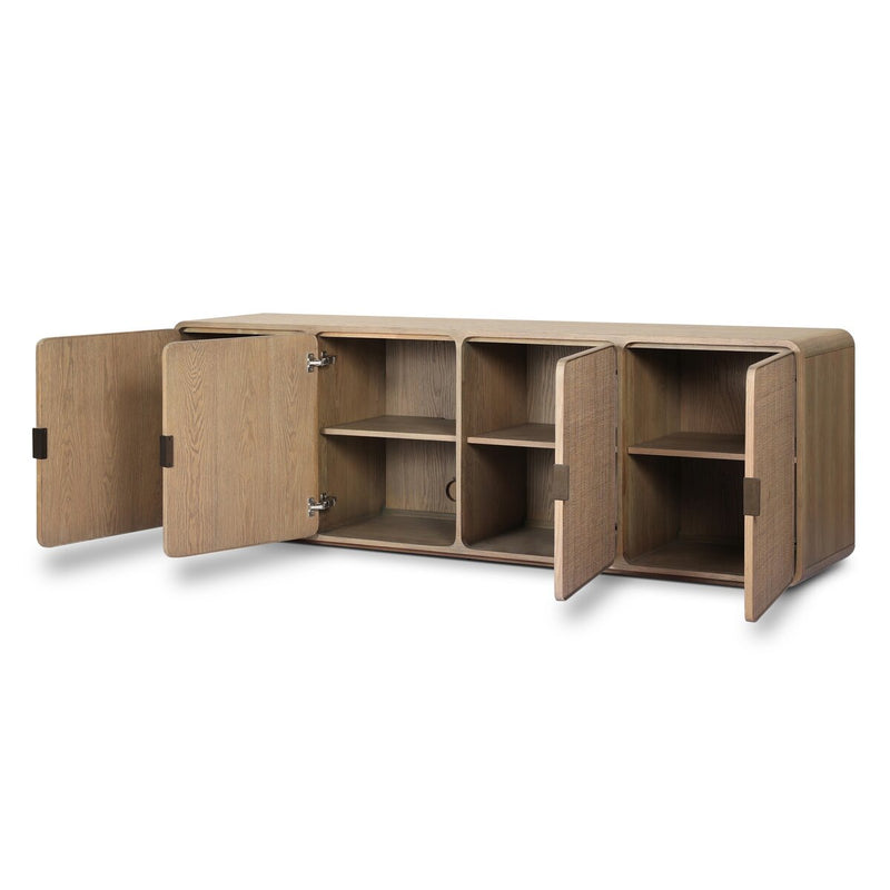 Maia 94" Sideboard - Dusty Brown Oak Veneer