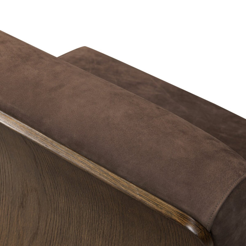 Benicio Chair - Nubuck Cigar