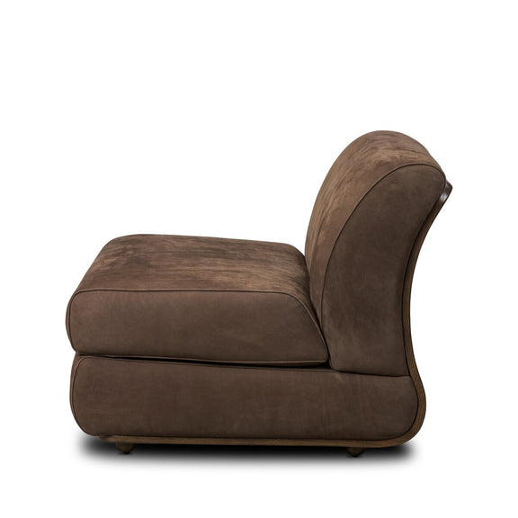 Benicio Chair - Nubuck Cigar