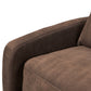Lanvien Swivel Chair - Nubuck Cigar