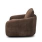 Lanvien Swivel Chair - Nubuck Cigar