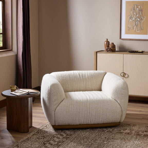 Donna Swivel Chair - Ellis Bone