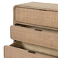 Maia 6 Drawer Dresser - Dusty Brown Cane