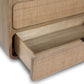 Maia 6 Drawer Dresser - Dusty Brown Cane