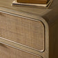 Maia 6 Drawer Dresser - Dusty Brown Cane