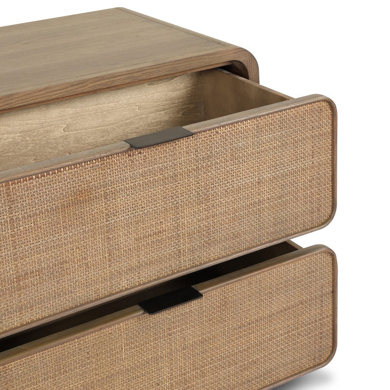 Maia Nightstand - Dusty Brown Oak Veneer