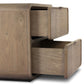 Maia Nightstand - Dusty Brown Oak Veneer