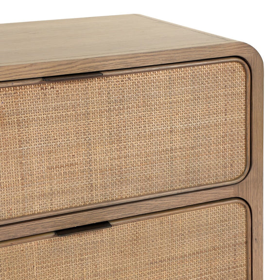 Maia Nightstand - Dusty Brown Oak Veneer