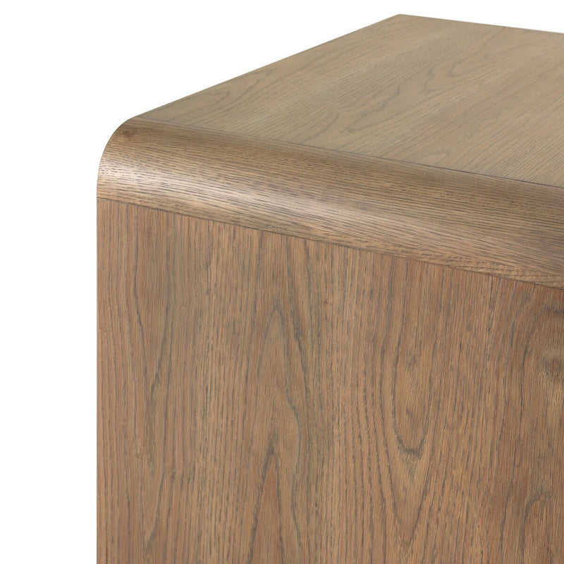 Maia Nightstand - Dusty Brown Oak Veneer