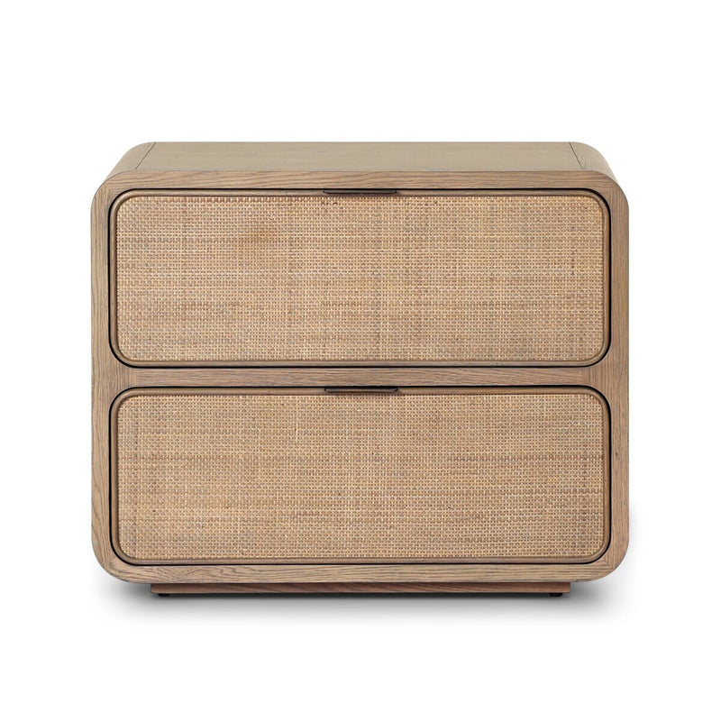 Maia Nightstand - Dusty Brown Oak Veneer
