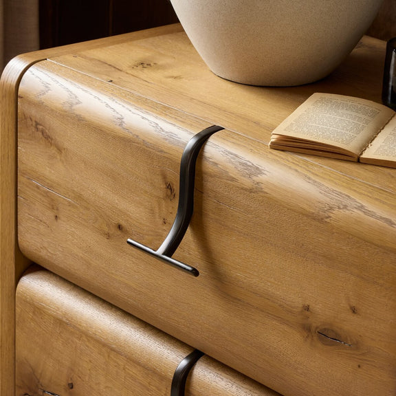 Clemens Nightstand - Natural Reclaimed French Oak